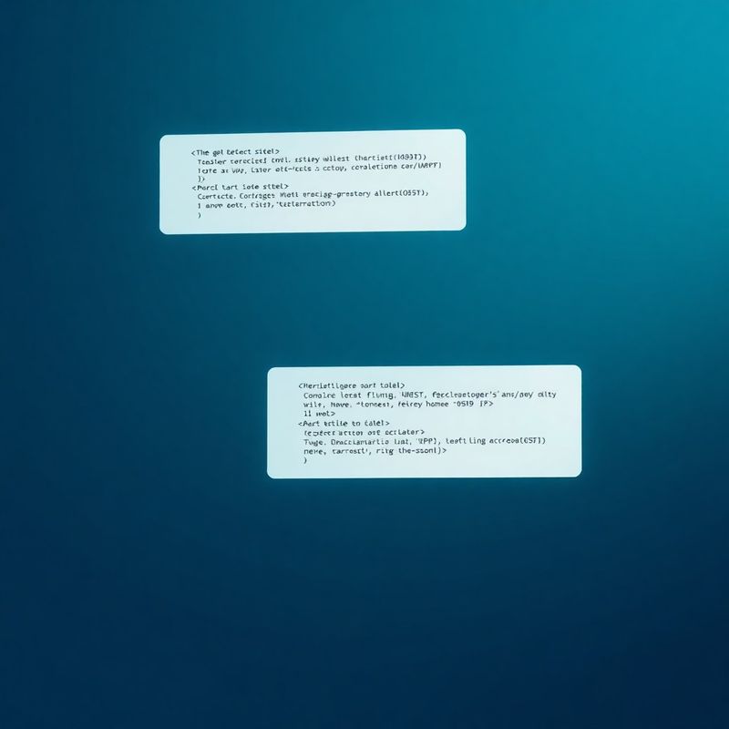 Vizual REST API code snippeta na indigo gradijentu